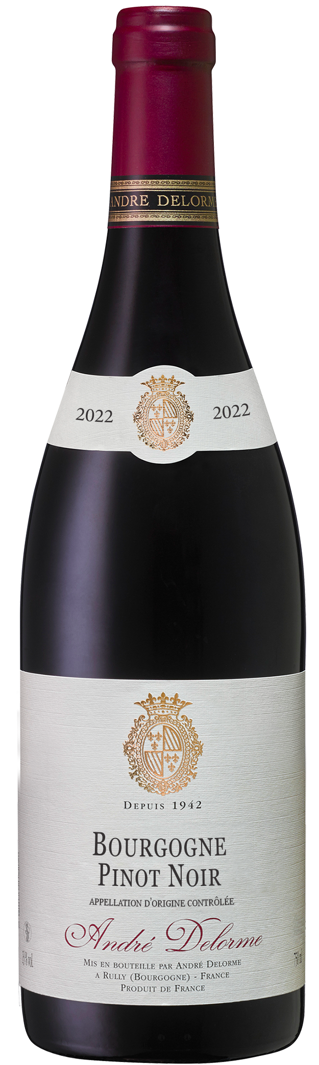 Bourgogne Pinot Noir André Delorme - Vin de Bourgogne Appellation Régionale